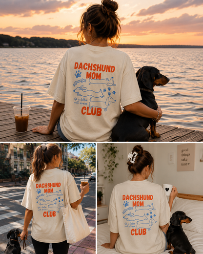Dachshund Mom & Dad Club Tee