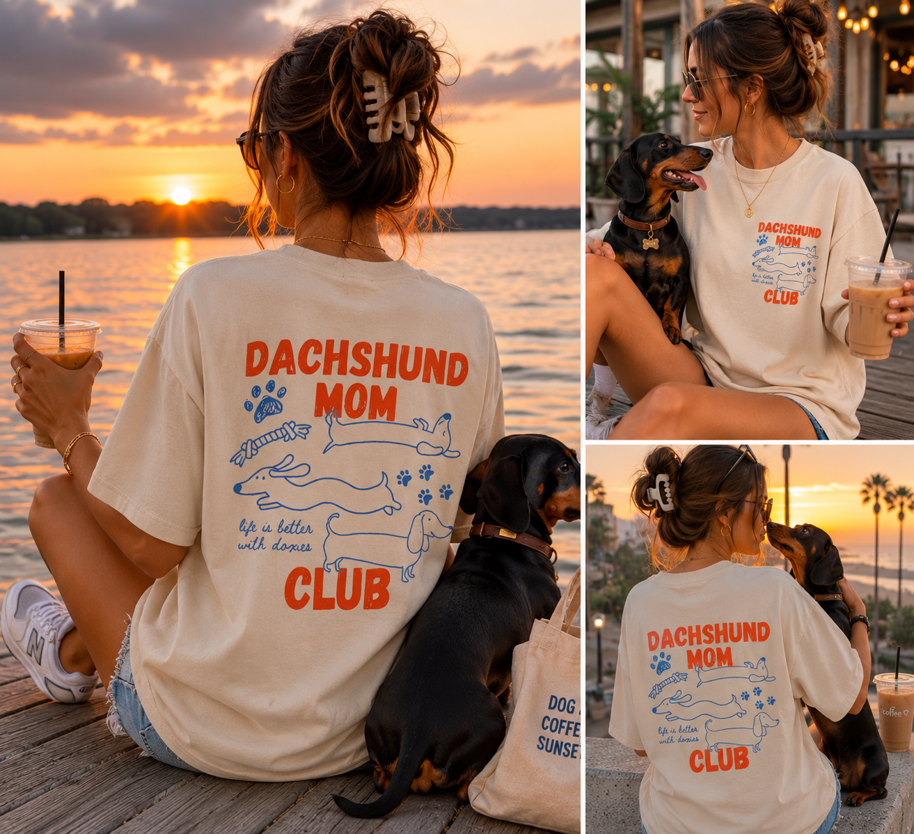 Dachshund Mom & Dad Club Tee